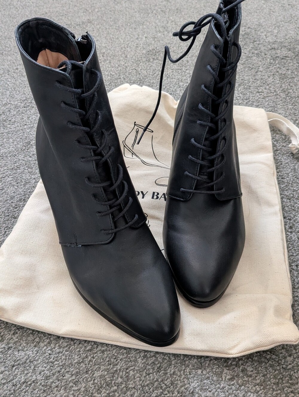 Poppy Barley Lace Ankle Boots